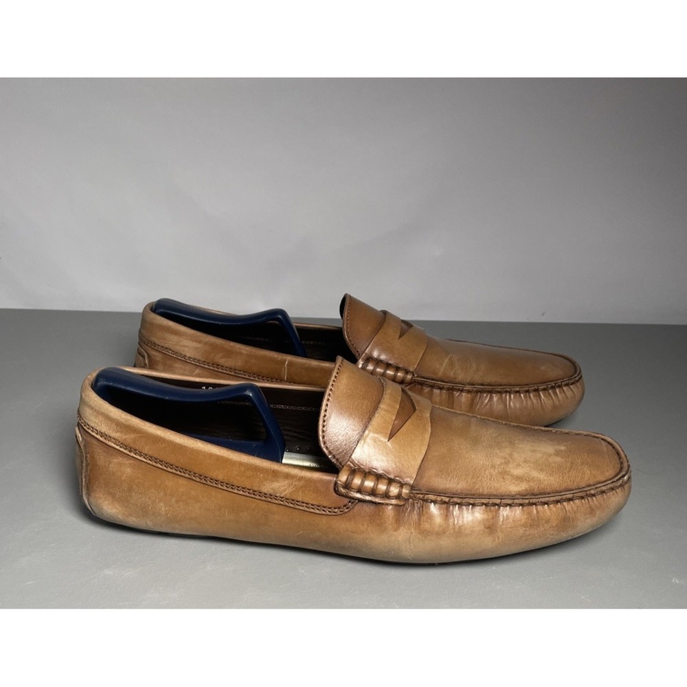 To Boot New York Adam‎ Derrick Men's Leather Penny Drivers Loafers 11.5 Italy